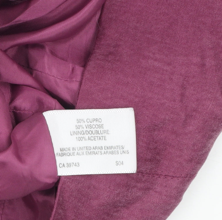 Country Casuals Women Petite Pink Suit Jacket Size 12 Two-Button Blazer