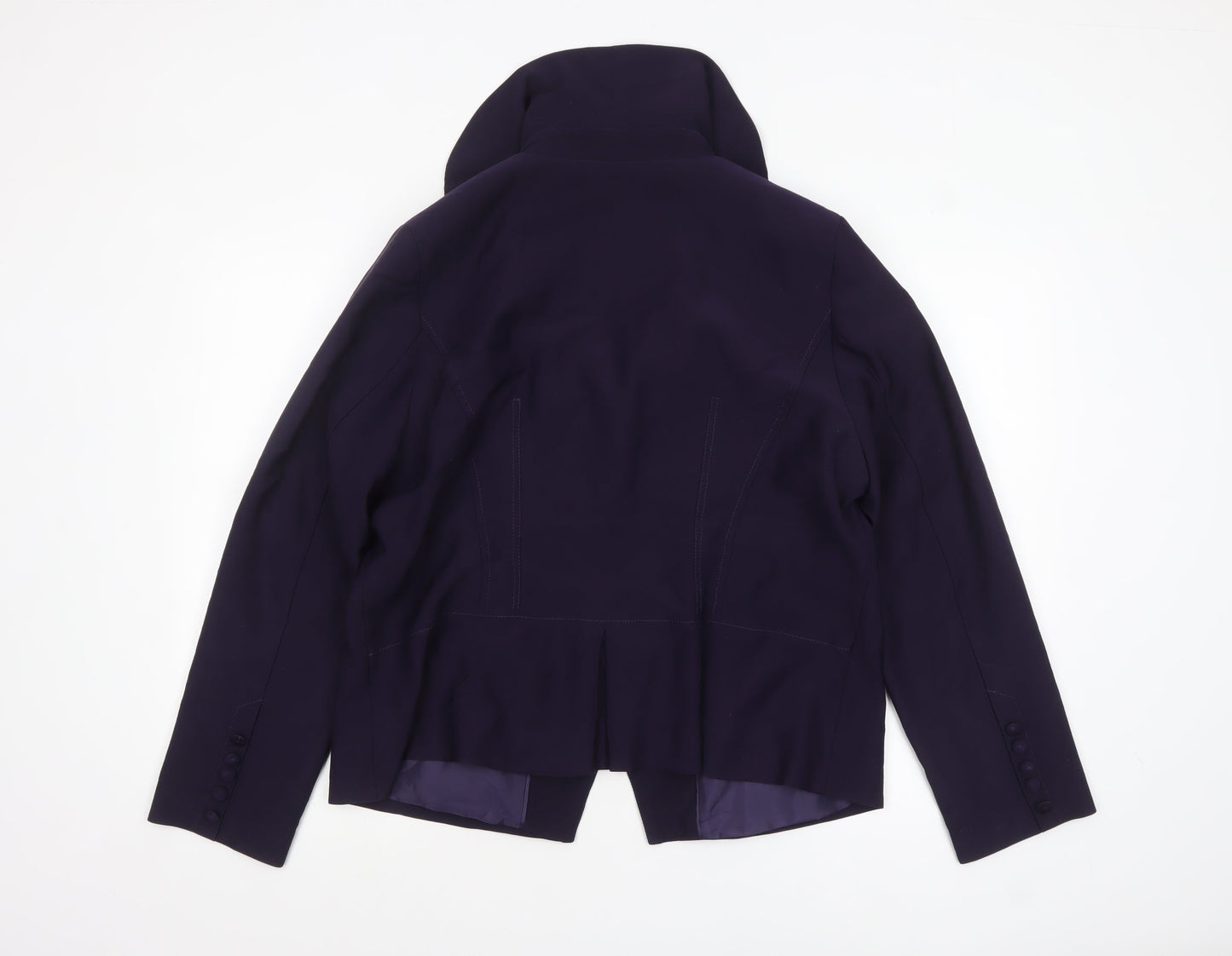 Marks and Spencer Per Una Purple Women's Blazer Size 20 Lined Tailored Jacket