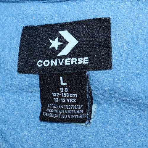 Converse Boys Blue Pullover Sweatshirt 12-13 Years Graphic Logo Crew Neck