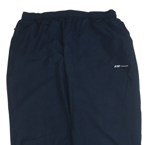 Reebok Men's Black XL Track Pants Quick Dry Activewear Trousers