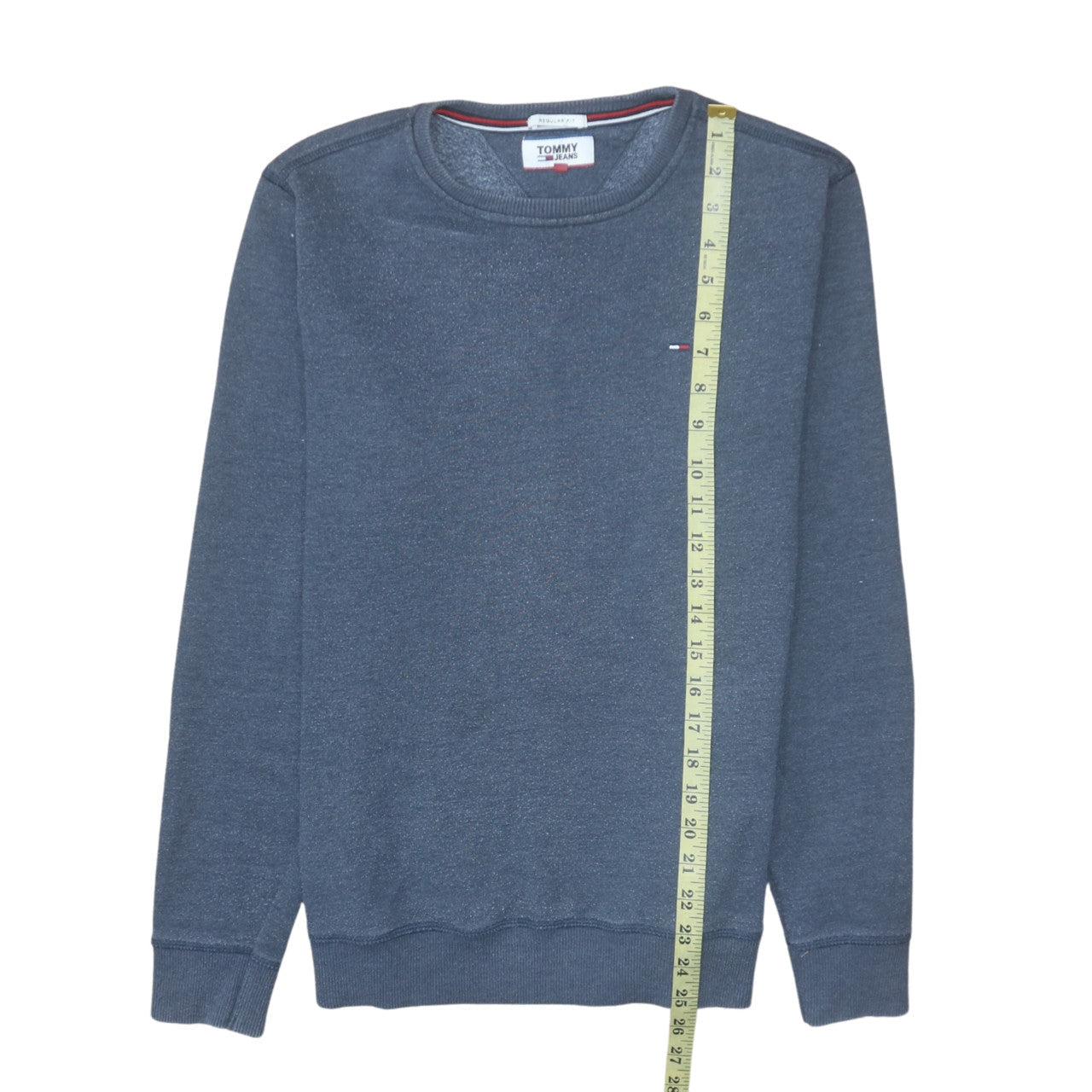 Tommy Jeans Mens Blue XS Regular Fit Crew Neck Sweatshirt