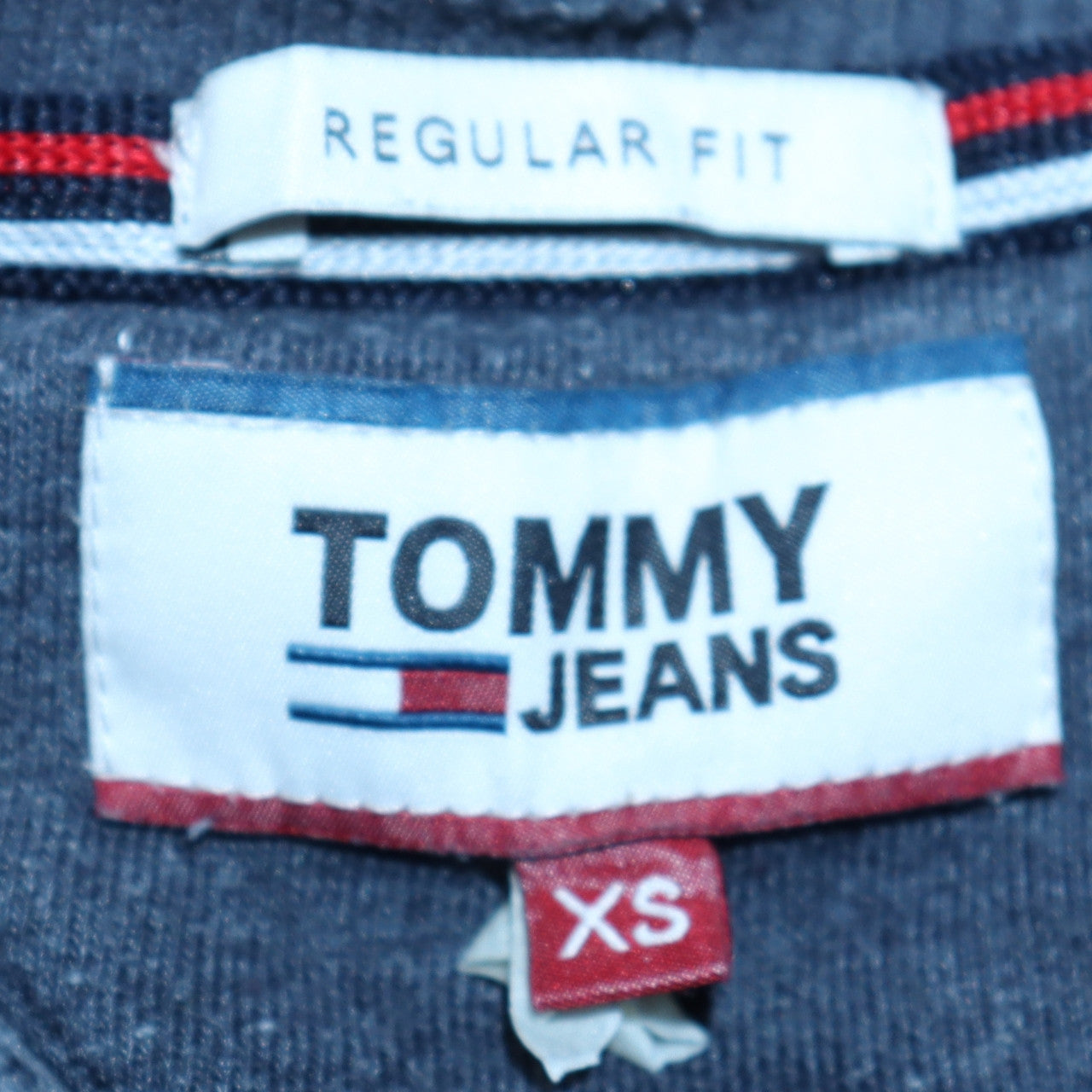 Tommy Jeans Mens Blue XS Regular Fit Crew Neck Sweatshirt