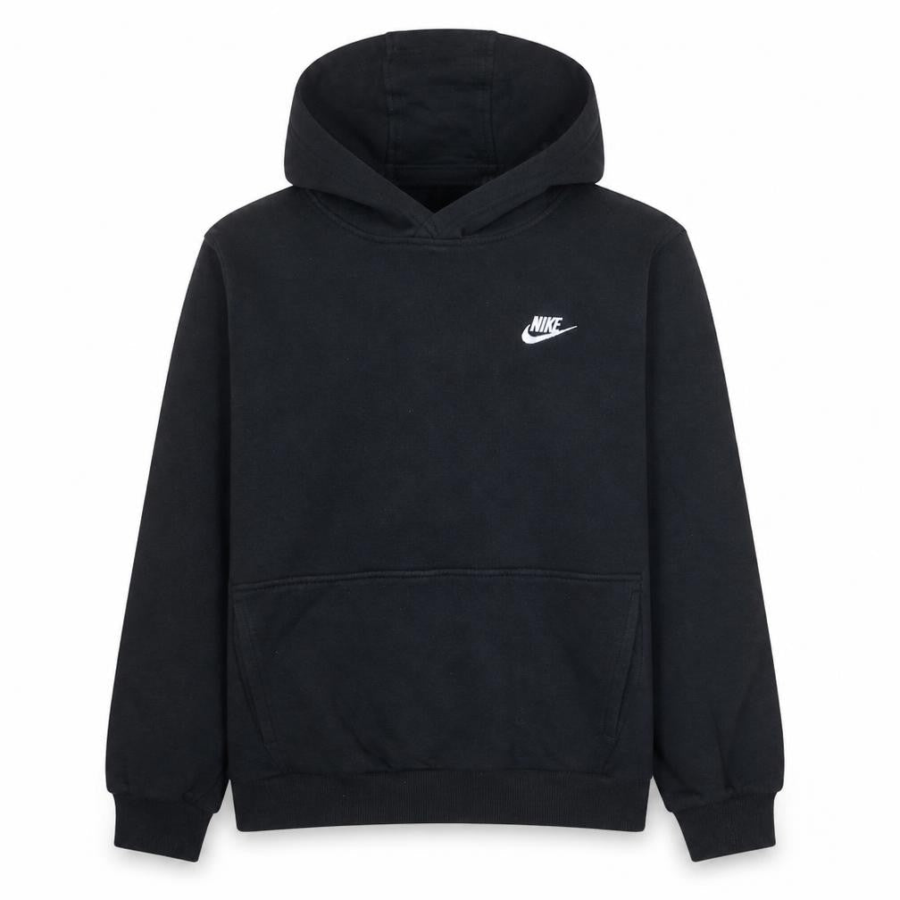 Nike Boys Black XL Pullover Hoodie Sweatshirt Fleece Lined Casual