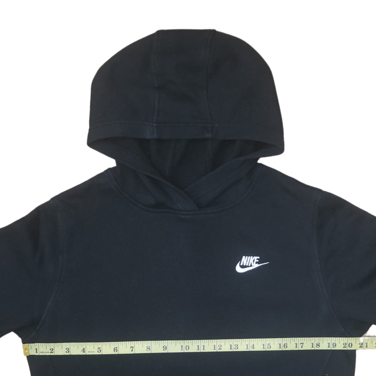 Nike Boys Black XL Pullover Hoodie Sweatshirt Fleece Lined Casual