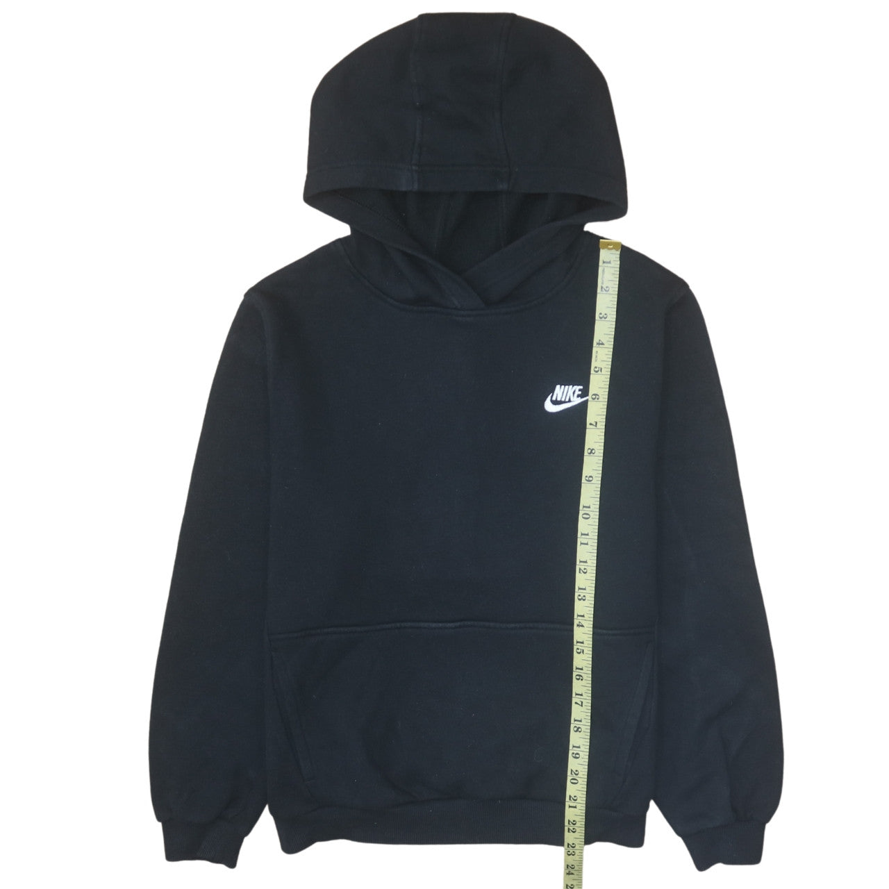 Nike Boys Black XL Pullover Hoodie Sweatshirt Fleece Lined Casual