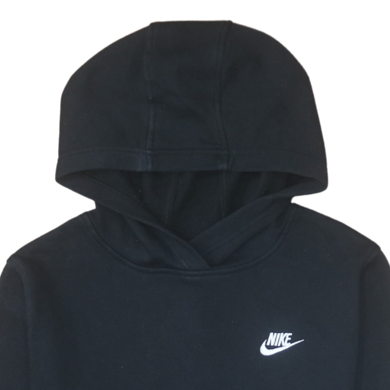Nike Boys Black XL Pullover Hoodie Sweatshirt Fleece Lined Casual