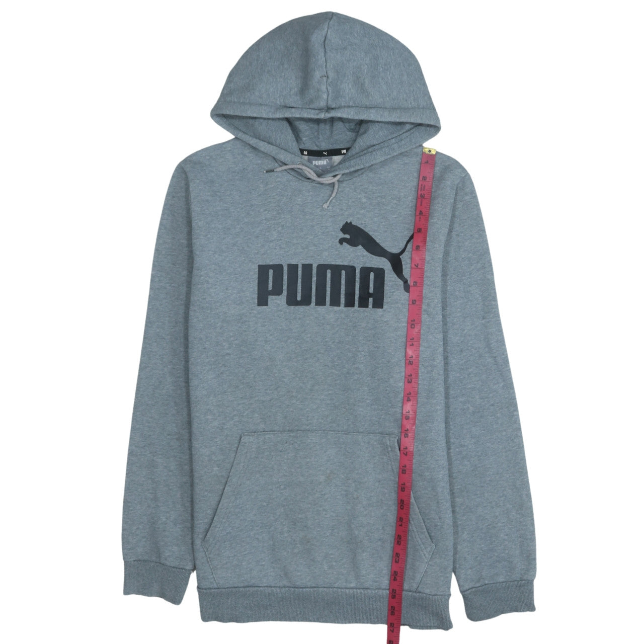 Puma Mens Grey Pullover Hoodie M Regular Fit Sportswear