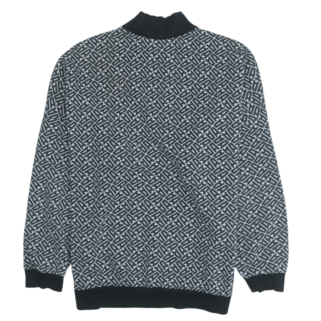 Adidas Women’s Black & White Geometric Logo Sweatshirt Size S