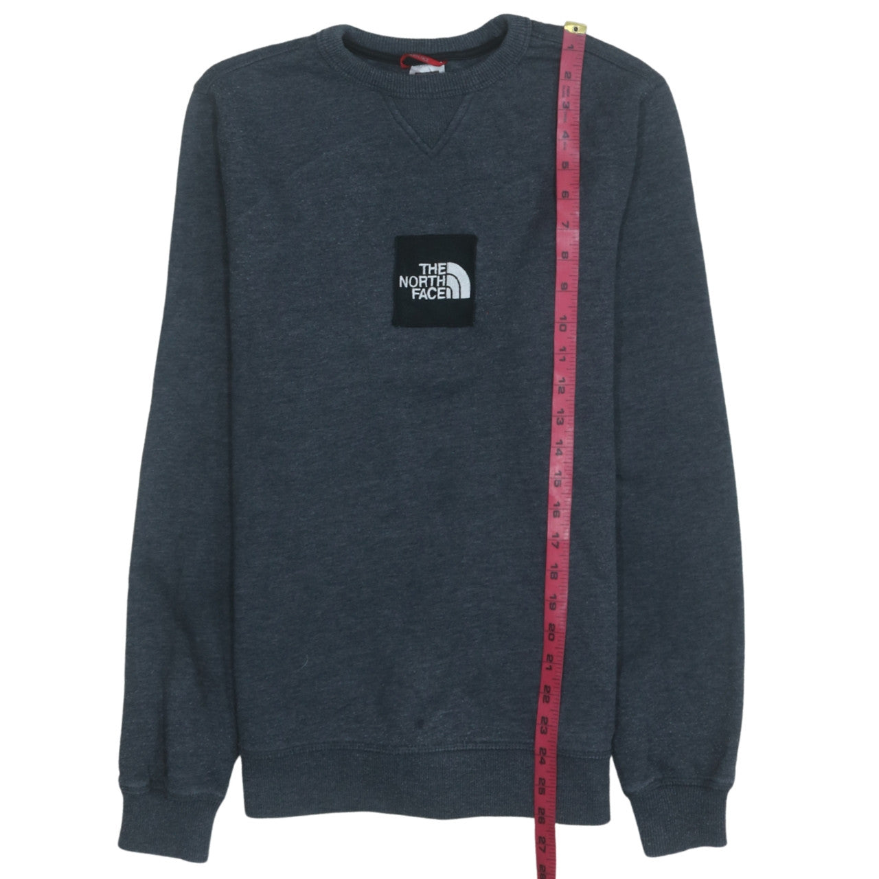 The North Face Men Blue Pullover Sweatshirt S Regular Fit Crew Neck