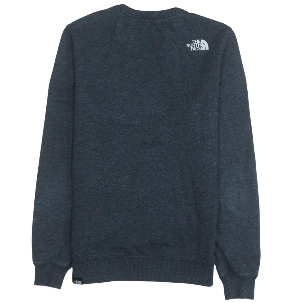 The North Face Men Blue Pullover Sweatshirt S Regular Fit Crew Neck