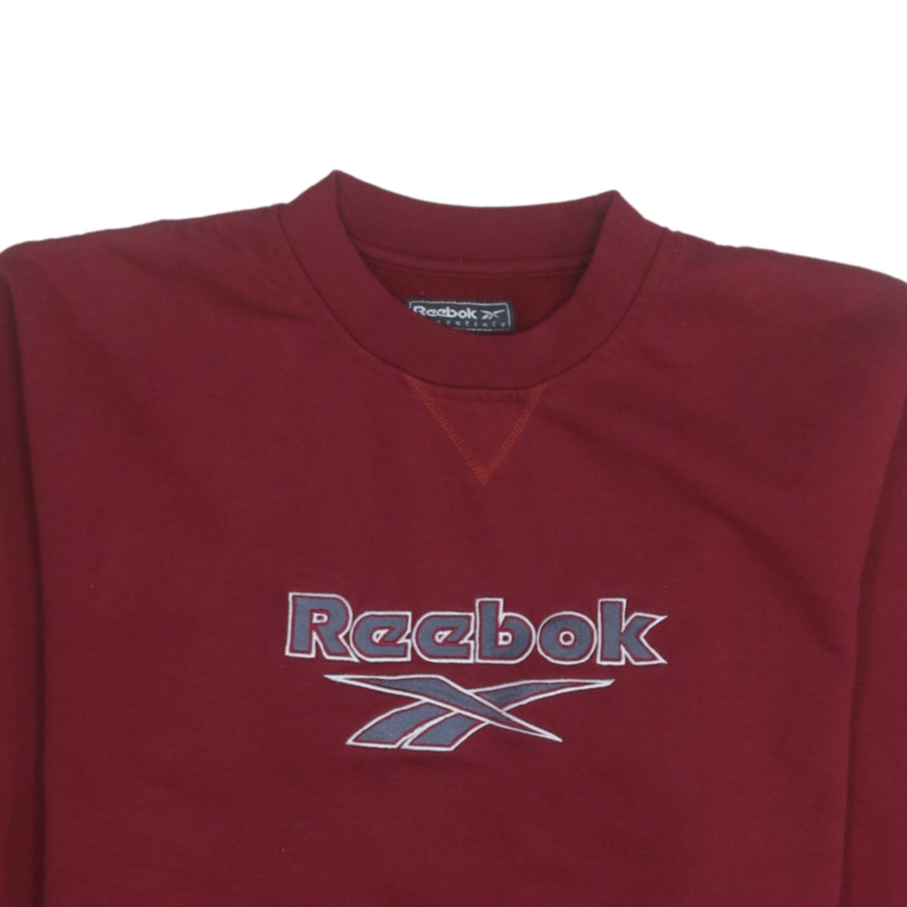 Reebok Boys Red Pullover Fleece Sweatshirt 14-15 Years Logo Crew Neck