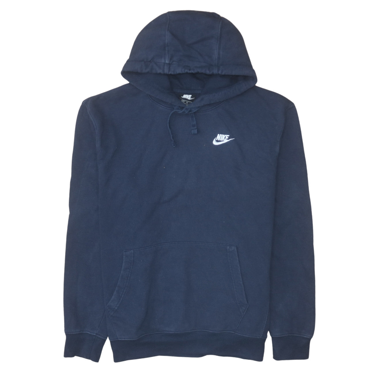Nike Men's Blue Pullover Hoodie Medium Fleece Sweatshirt