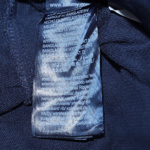 Tommy Hilfiger Boys Blue Jogger Trousers Size 176 Elastic Waist Logo