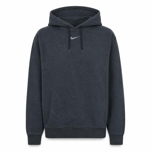 Nike Womens Black XS Pullover Hoodie Sweatshirt Cotton Blend