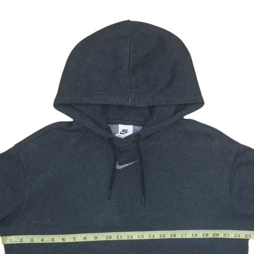 Nike Womens Black XS Pullover Hoodie Sweatshirt Cotton Blend