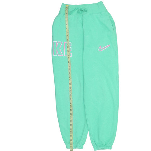 Nike Women's Green XS Jogger Sweatpants with Logo Detailing