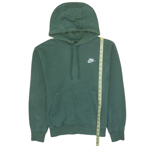 Nike Men's Green Pullover Hoodie Small Cotton Blend Fleece