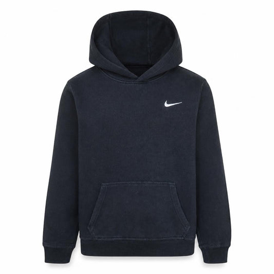Nike Boys Black Pullover Hoodie XL 13-15 Years Cotton Blend Fleece Sweatshirt