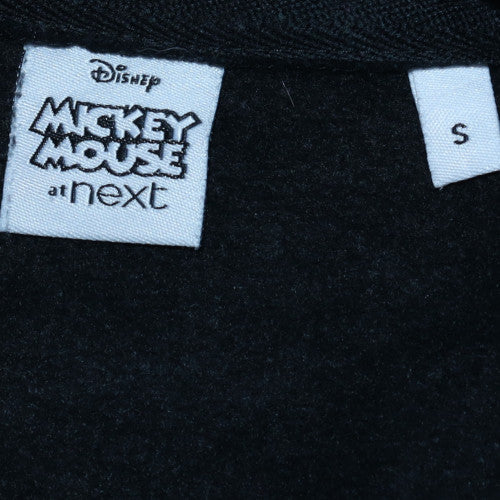 Next Disney Mickey Mouse Black Gold Sparkle Sweatshirt S Womens