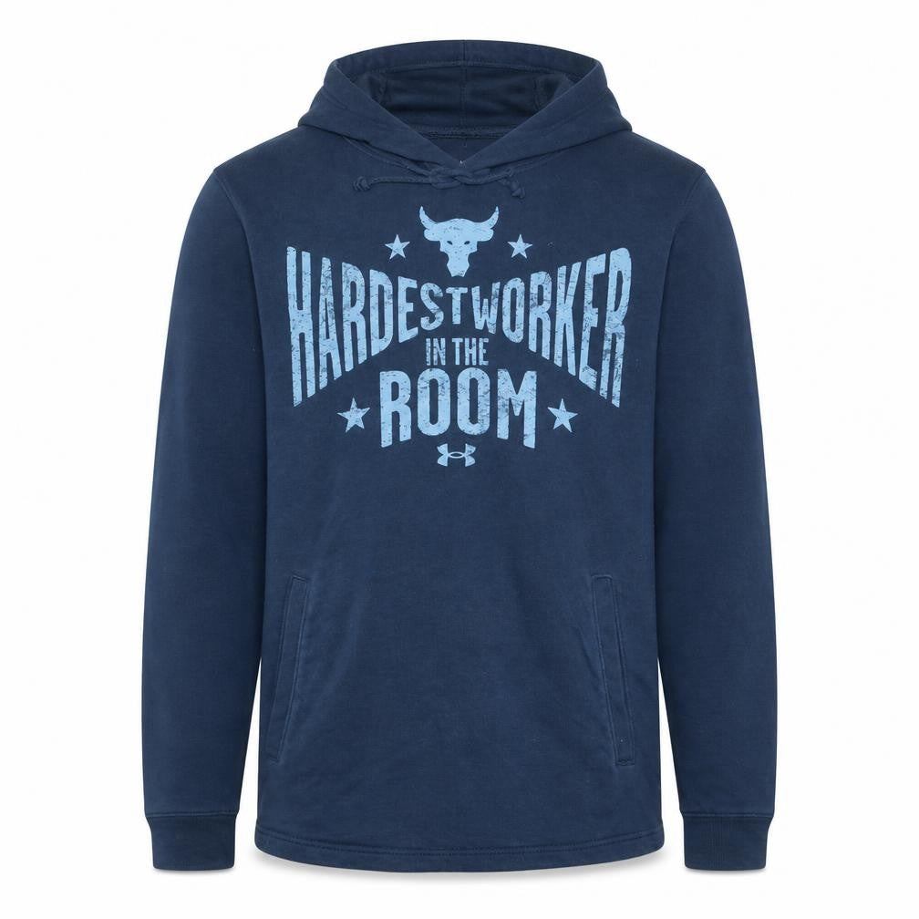 Under Armour Men's Blue Pullover Hoodie M Sports Graphic