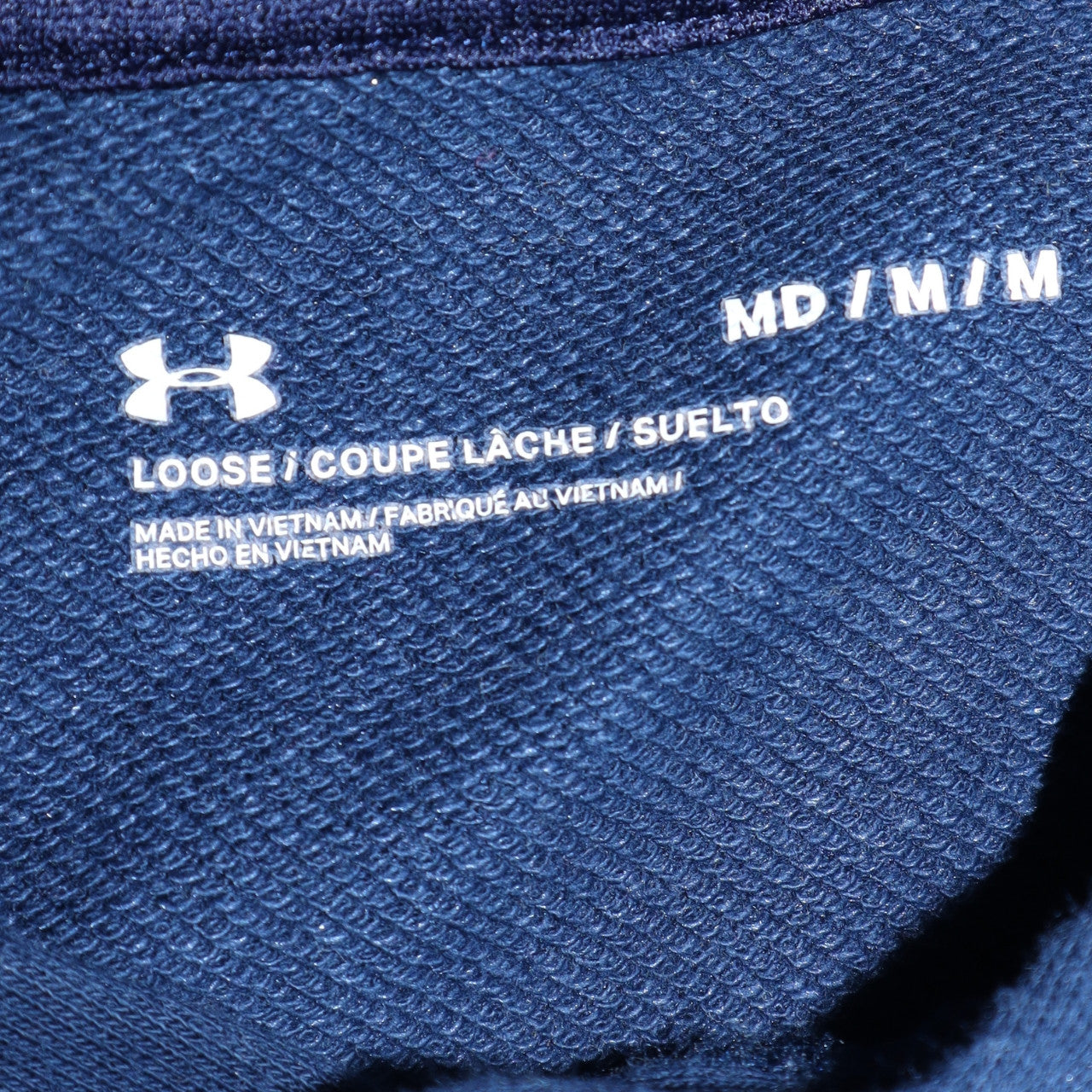 Under Armour Men's Blue Pullover Hoodie M Sports Graphic
