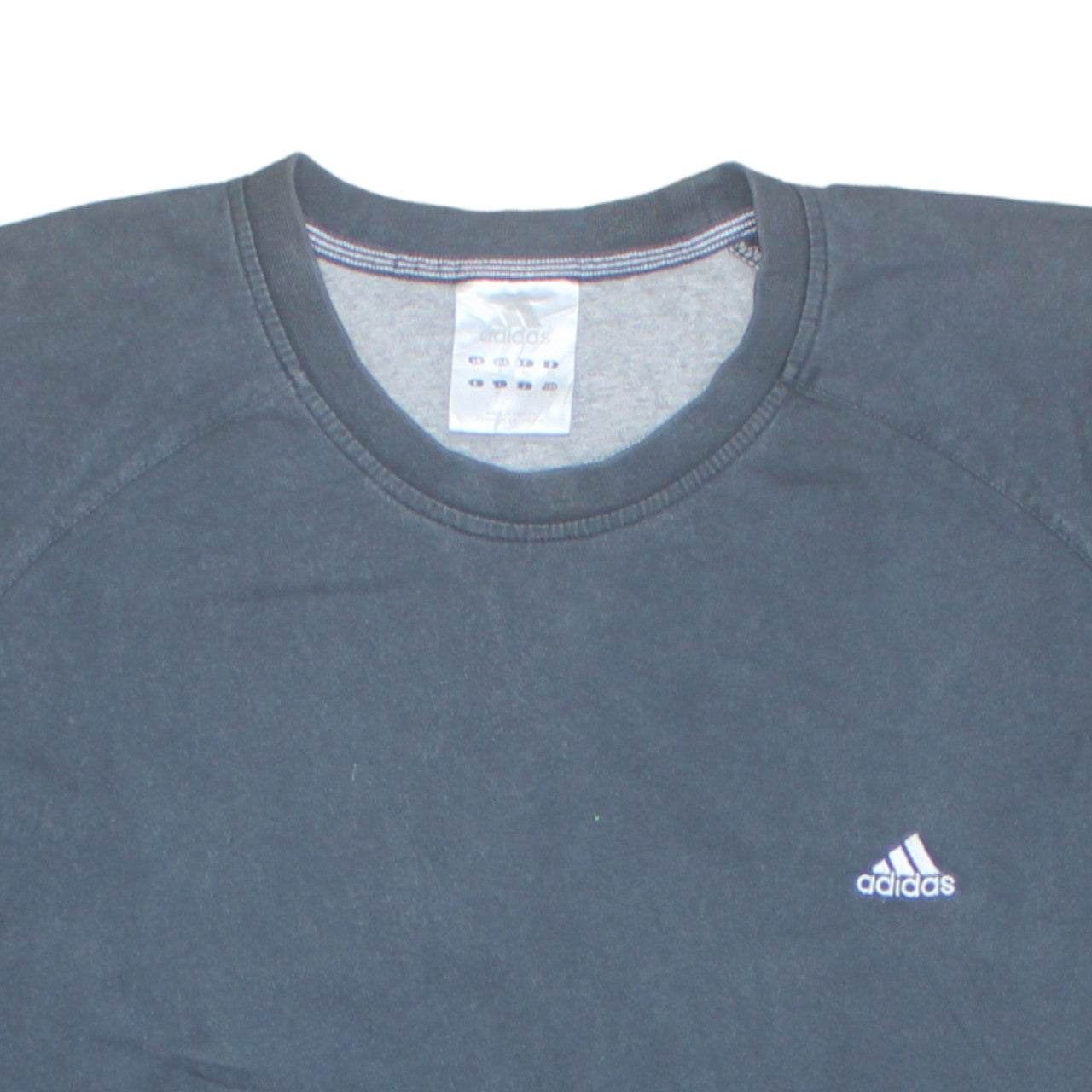 Adidas Men's Grey XL Crew Neck Short Sleeve Cotton T-Shirt