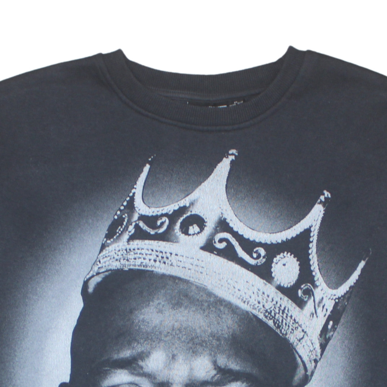 The Notorious B.I.G. Womens Black XL Pullover Crew Neck Graphic Sweatshirt