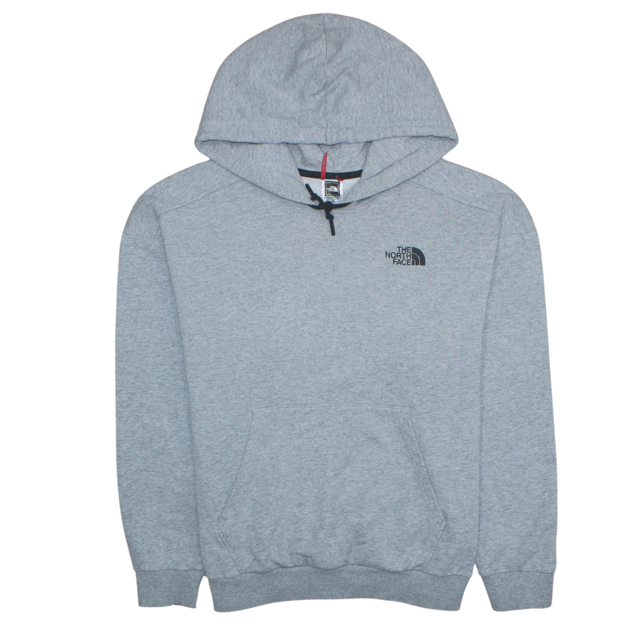 The North Face Womens Grey Pullover Hoodie L Cotton Blend