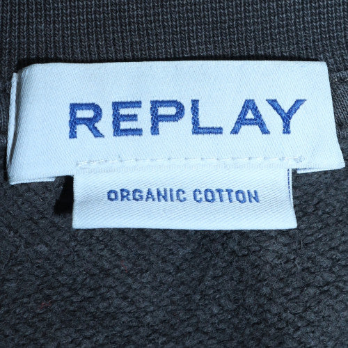 Replay Men’s Black Crew Neck Pullover Sweatshirt Size M