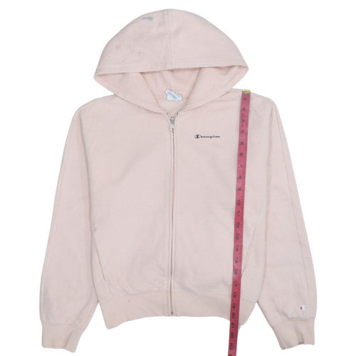 Champion Girls Beige Full Zip Hoodie Sweatshirt 2XL 15-16 Years