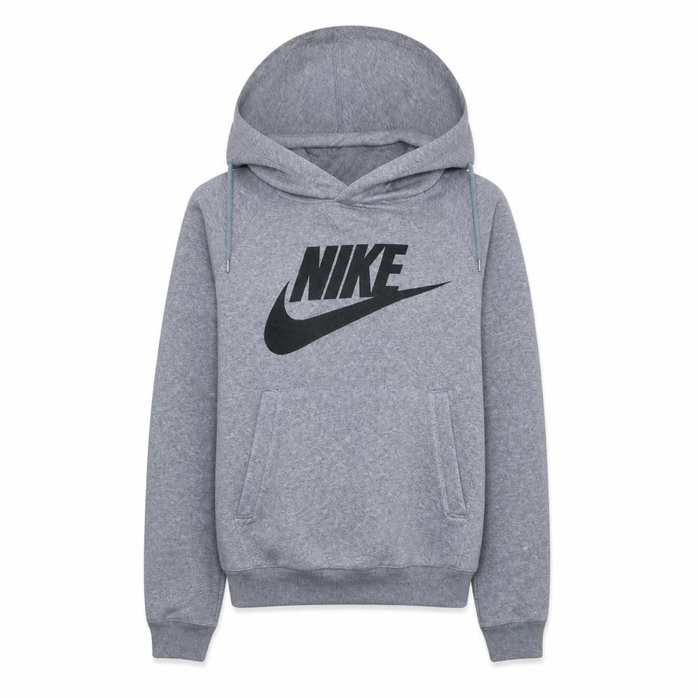 Nike Womens Grey Pullover Hoodie XS Hooded Sweatshirt