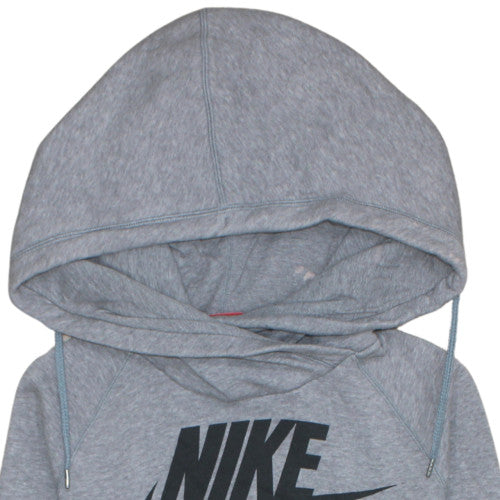 Nike Womens Grey Pullover Hoodie XS Hooded Sweatshirt