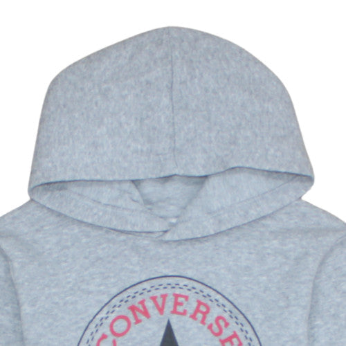 Converse Boys Grey Hoodie L 12-13 Years Pullover Fleece All Star Logo