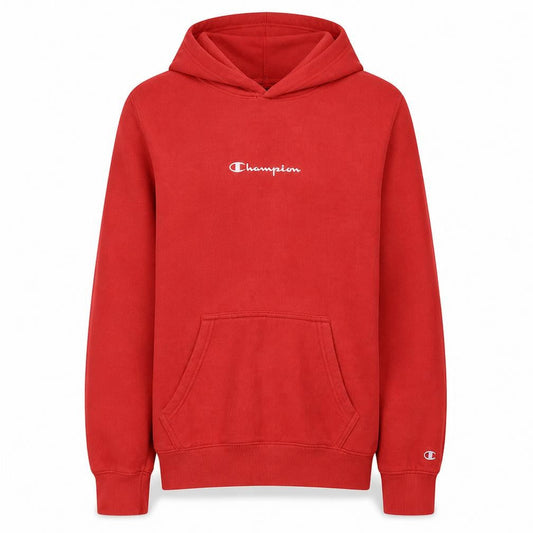 Champion Men's Red Pullover Hoodie XS Fleece Logo Sweatshirt