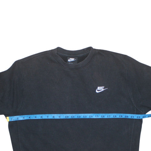 Nike Men's Black Crew Neck Pullover Sweatshirt Size M