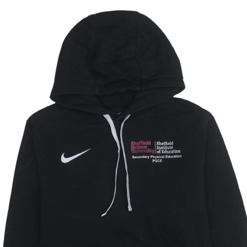 Nike Men's Black Hoodie Size S Pullover Embroidered University Logo