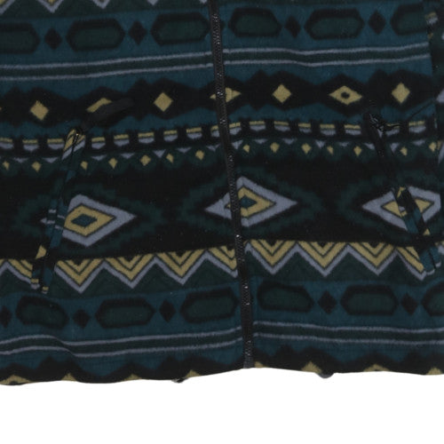 Gelert Men's Blue Geometric Fleece Jacket Size S Outdoor Casual