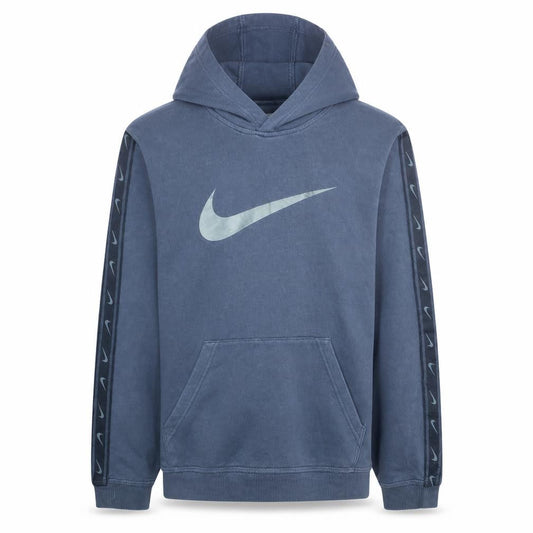 Nike Boys Blue Pullover Hoodie XL Fleece Graphic Swoosh Hooded Sweatshirt
