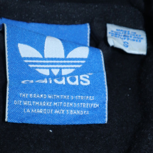 Adidas Men’s Black Pullover Hoodie Size S Classic Trefoil Logo Sweatshirt