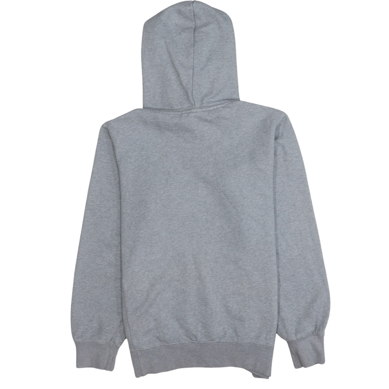 Nike Men's Grey Pullover Hoodie S Regular Fit Fleece Sweatshirt