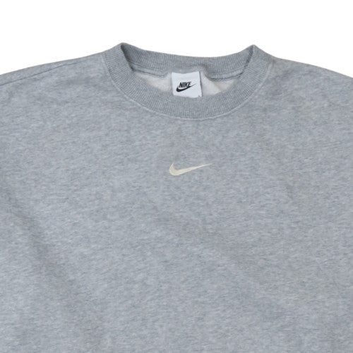 Nike Men’s Grey Pullover Crew Neck Sweatshirt L Regular Fit