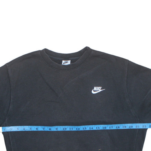 Nike Men's Black Small Crew Neck Pullover Sweatshirt