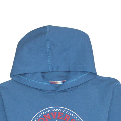 Converse Boys Blue Pullover Hoodie 12-13 Years Graphic All Star Cotton