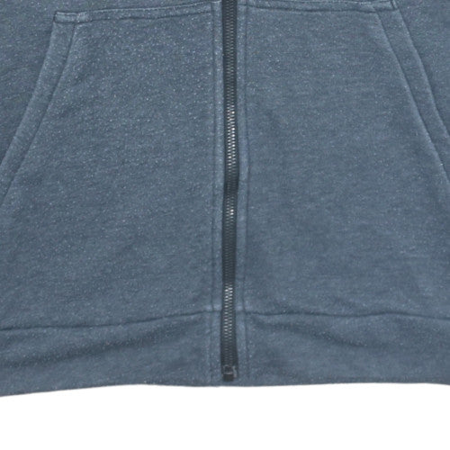 Adidas Men's Grey Full Zip Hoodie L Sports Casual Sweatshirt