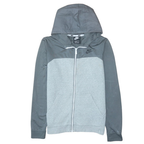 Nike Teens Grey Full Zip Hoodie XL Sportswear Fleece