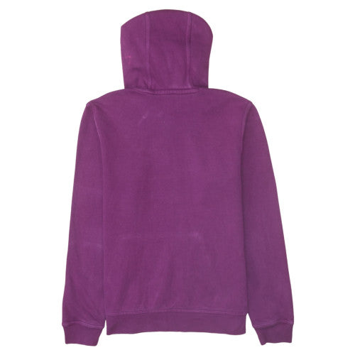 Nike Womens Purple Pullover Hoodie M Cotton Blend Hooded Sweatshirt