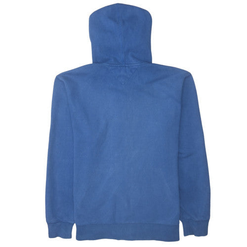 Tommy Hilfiger Men's Blue Full Zip Hoodie Size M Cotton Fleece