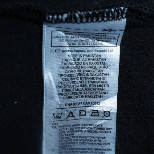 Adidas Women's Black 1/4 Zip Long Sleeve Sweatshirt Size M