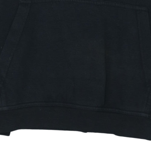 Nike Men's Black Pullover Hoodie M Regular Fit Fleece Sweatshirt