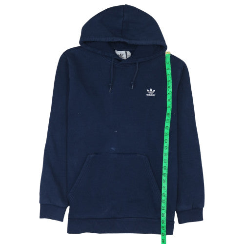 Adidas Men's Blue Pullover Hoodie Size L Fleece Sportswear